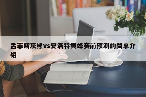 孟菲斯灰熊vs夏洛特黄蜂赛前预测的简单介绍